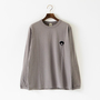 ユニセックス BB Symbol ロングスリーブTシャツ Pewter Gray  