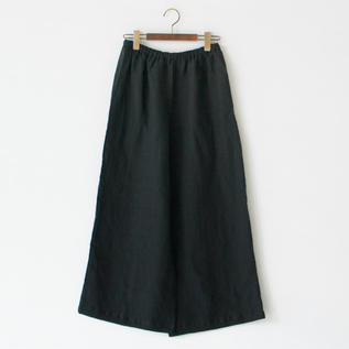 リネンイージーパンツ(ペチパンツ)(BLACK) リネンイージーパンツ(ペチパンツ)(BLACK)