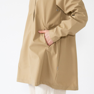 RAINS ベージュ レインコート　タグ付き A-line W Jacket（レインコート）／RAINS(レインズ)｜愛着を持って