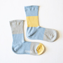 MEN COTTON LINEN PANEL MIX SOCKS