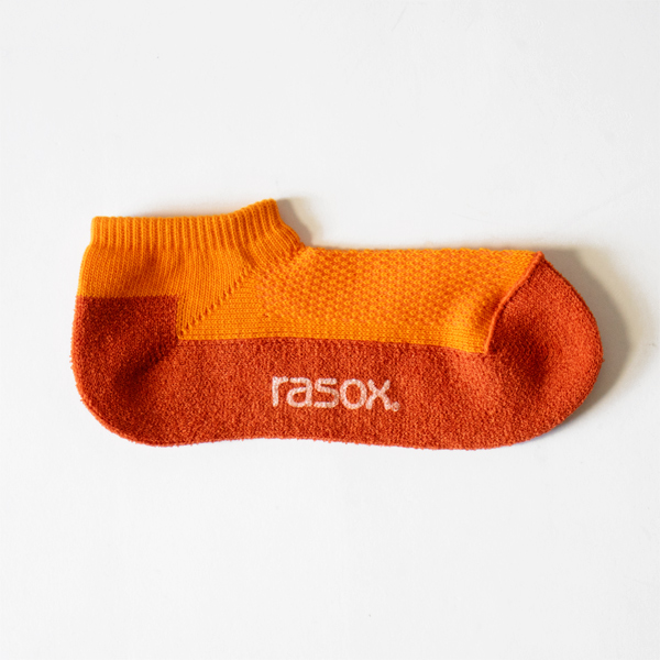 ソリッド・メッシュ スニーカー レディースソックス(レスキューオレンジ) ソリッド・メッシュ スニーカー レディースソックス(レスキューオレンジ)