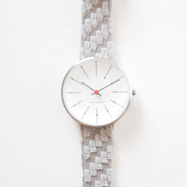 ARNE JACOBSEN 腕時計 mina perhonen STATION(GREY)