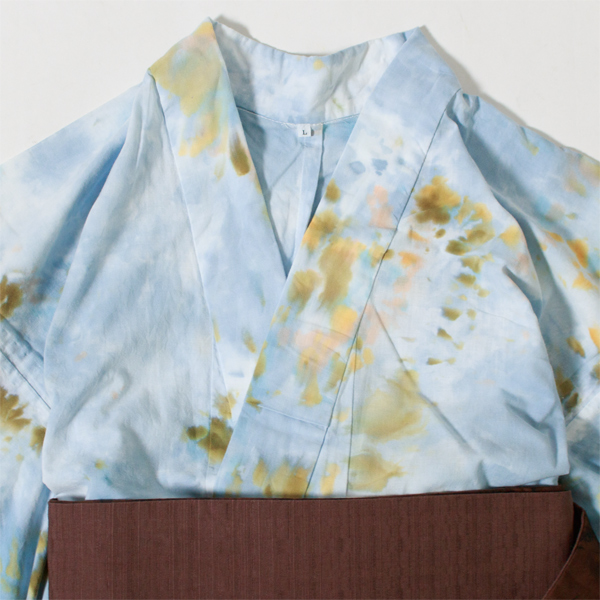 浴衣 MORNING SKY right blue marble ※帯は別売り 浴衣 MORNING SKY right blue marble ※帯は別売り