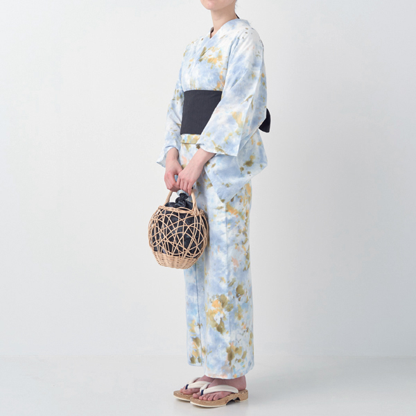 浴衣 MORNING SKY right blue marble 浴衣 MORNING SKY right blue marble