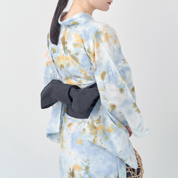 浴衣 MORNING SKY right blue marble 浴衣 MORNING SKY right blue marble
