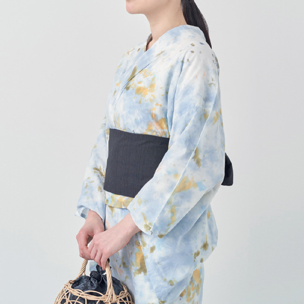 浴衣 MORNING SKY right blue marble 浴衣 MORNING SKY right blue marble