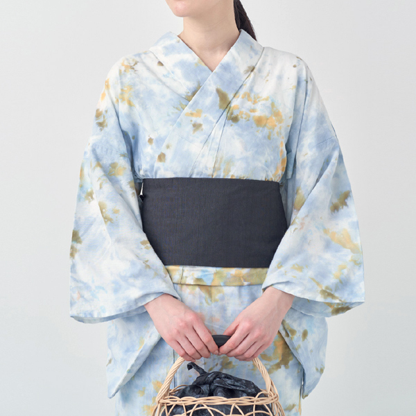 浴衣 MORNING SKY right blue marble 浴衣 MORNING SKY right blue marble