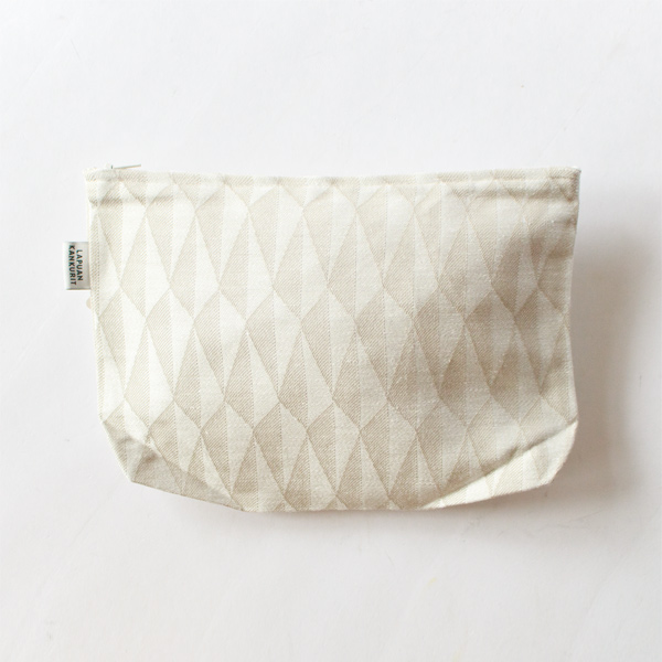 ポーチ　POUCH-WHITE TOWEL-YELLOW 