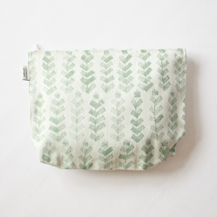 ポーチ POUCH-GREEN TOWEL-WHITE ポーチ POUCH-GREEN TOWEL-WHITE