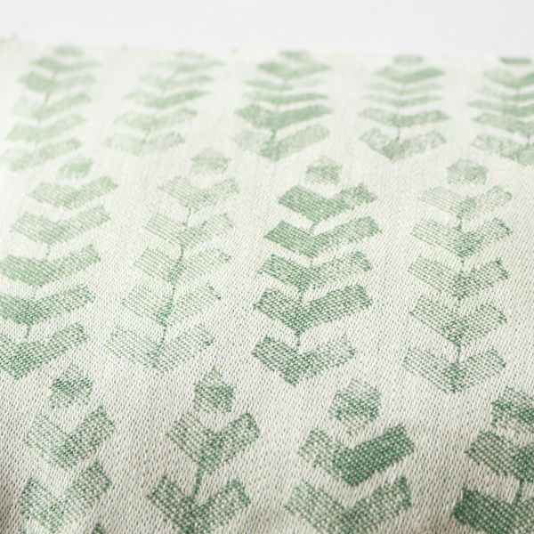 ポーチ　POUCH-GREEN TOWEL-WHITE