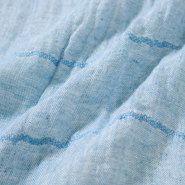 リネンスカーフ RAINYBLUE