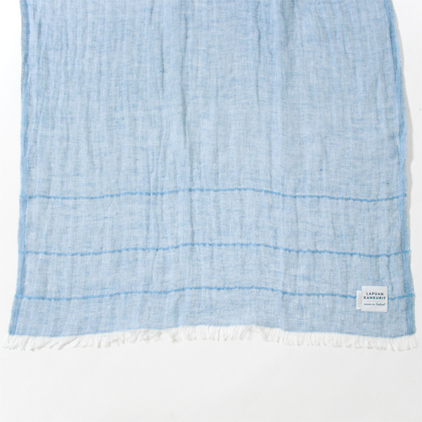 リネンスカーフ RAINYBLUE