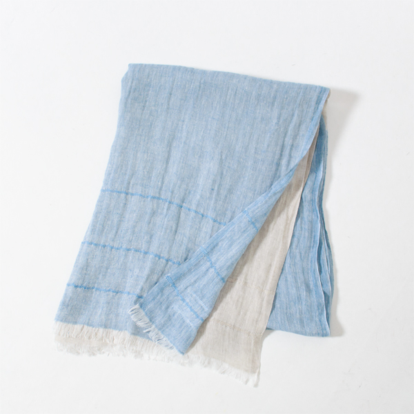 リネンスカーフ RAINYBLUE