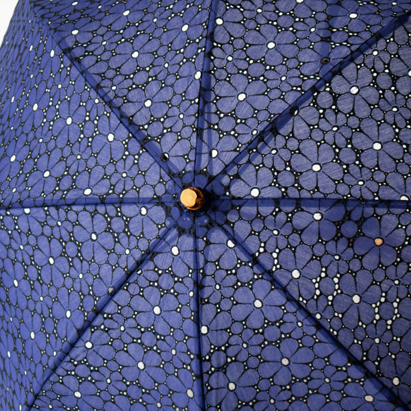 石突を中心に広がる小花レース(NAVY)