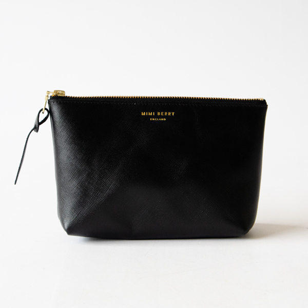 ジップトップポーチ(BLACK)