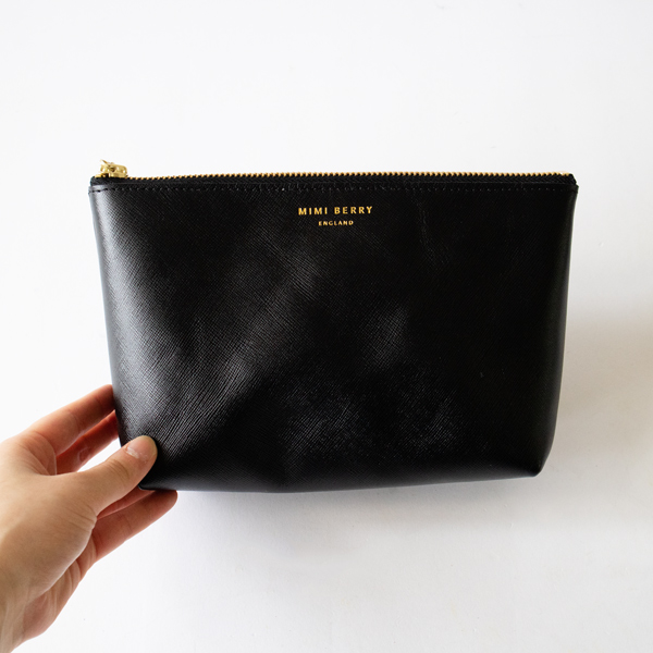 ジップトップポーチ(BLACK)