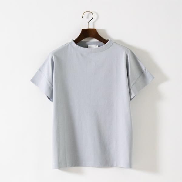 ボトルネックTシャツ S/S(ALPINE BLUE)