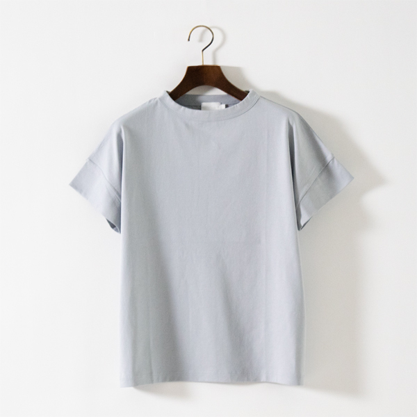 ボトルネックTシャツ S/S(ALPINE BLUE)
