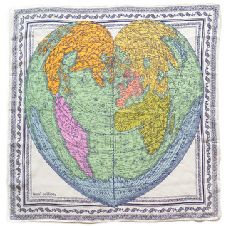 シルクスカーフ 65×65／INOUI EDITIONS（イヌイ エディションズ