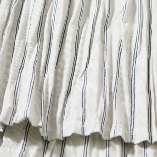 別注STRIPE GREY NAVY/3段レイヤー/ロング