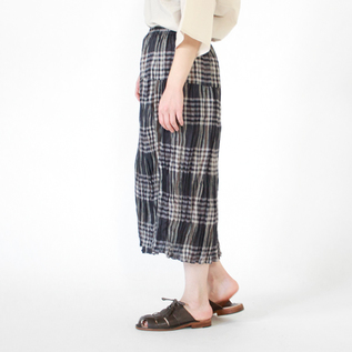 身長162cm(CHECK GREY BEIGE/2段レイヤー)