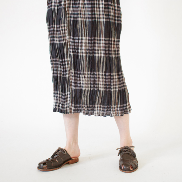 身長162cm(CHECK GREY BEIGE/2段レイヤー)