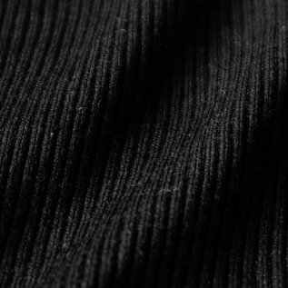 シルクとコットンの混紡素材 BLACK シルクとコットンの混紡素材 BLACK