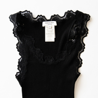 ロサムンド　レース　モックネック　タンクトップ　ブラック　ノースリーブ 楽天市場】【☆1000円クーポン発行中！】rosemunde ロサムンド