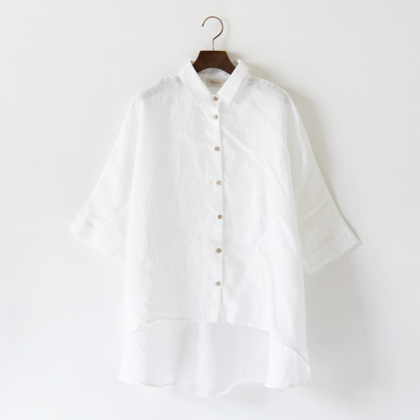 リネンシャツ(WHITE)