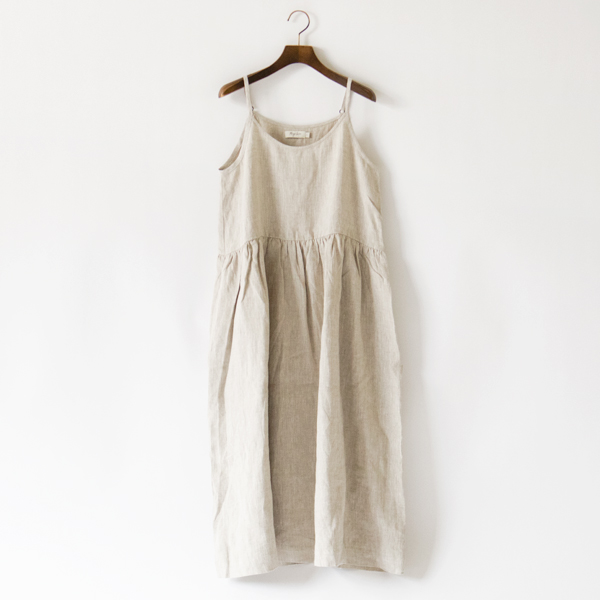 リネンキャミソールドレス(NATURAL MELANGE)