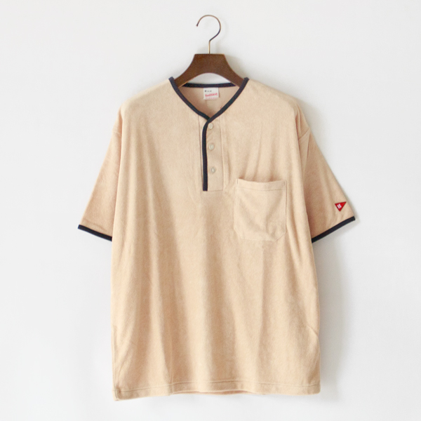 パイルヘンリーネック＆ハーフパンツセット	BEIGE