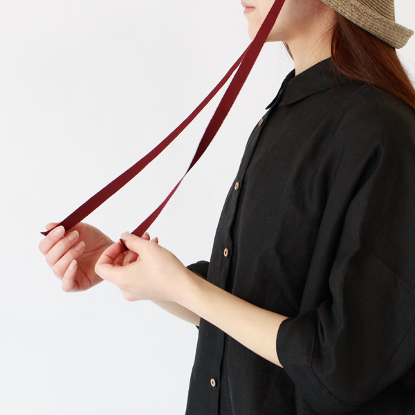 紐は垂らしても結んでも(DARK BROWN)