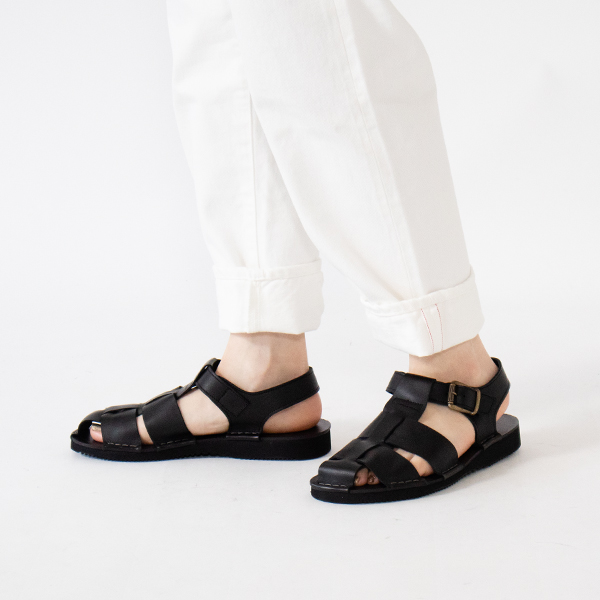 グルカサンダル VIBRAM NERO