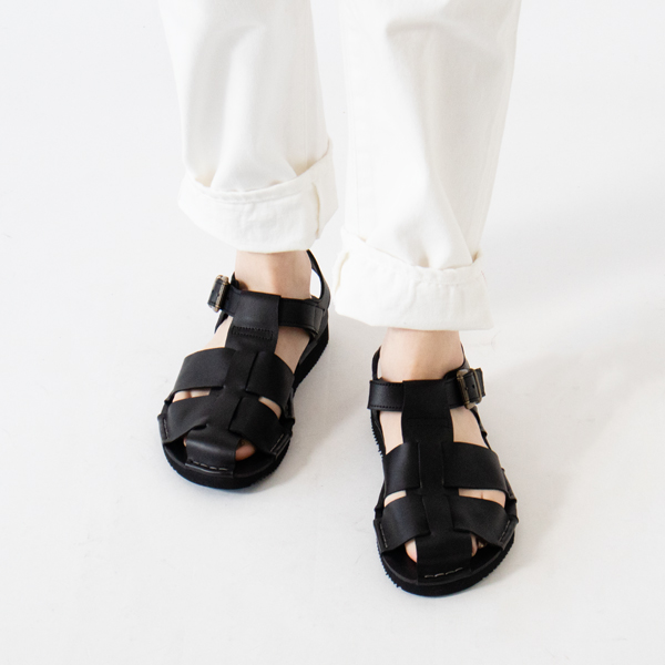 グルカサンダル VIBRAM NERO