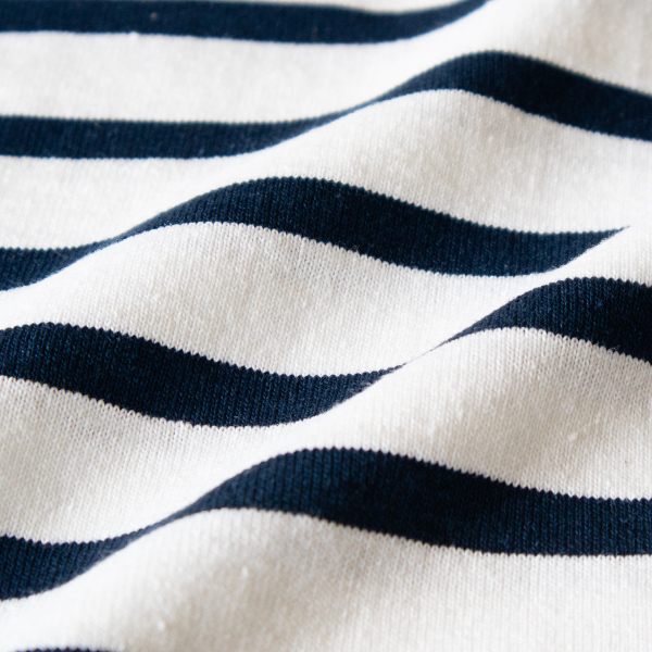 ドルマンTシャツ BLANC/MARINE
