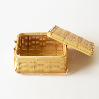 papipuuuu様 オーダーバスケット完成品 バスケットフタ付／南風工藝（ナンプウコウゲイ）｜愛着を持ってずっと