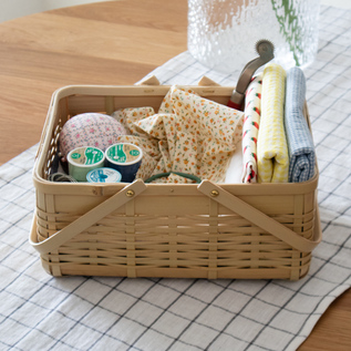 ピクニックバスケット／南風工藝（ナンプウコウゲイ）｜愛着を持って