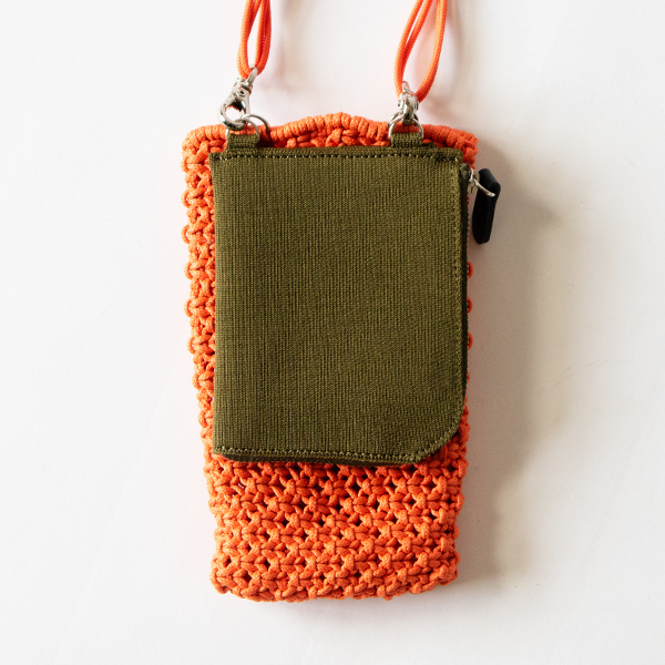 スマホショルダー MACRAME COMBI SMARTPHONE SHOULDER(ORANGE) スマホショルダー MACRAME COMBI SMARTPHONE SHOULDER(ORANGE)