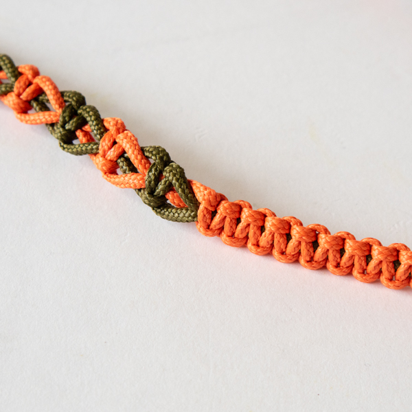 マクラメ編みのショルダーストラップ(ORANGE) マクラメ編みのショルダーストラップ(ORANGE)