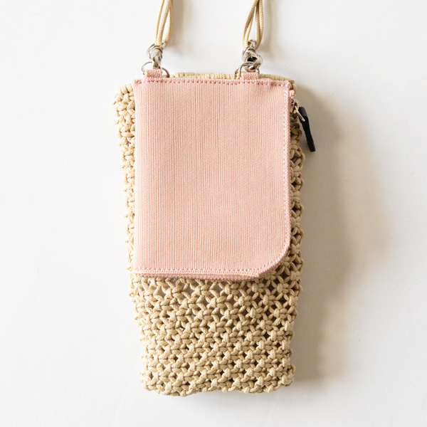 スマホショルダー MACRAME COMBI SMARTPHONE SHOULDER(BEIGE) スマホショルダー MACRAME COMBI SMARTPHONE SHOULDER(BEIGE)
