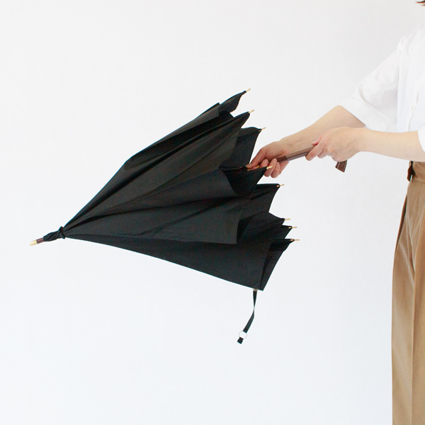 身長162cm：KOUMORIUMBRELLA 晴雨兼用長傘(55cm)
