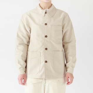 ユニセックス TRADITIONAL WORKER JACKET カバーオール BEIGE／LE