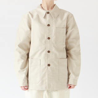ユニセックス TRADITIONAL WORKER JACKET カバーオール BEIGE／LE