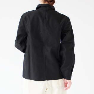 ユニセックス TRADITIONAL WORKER JACKET カバーオール NOIR／LE