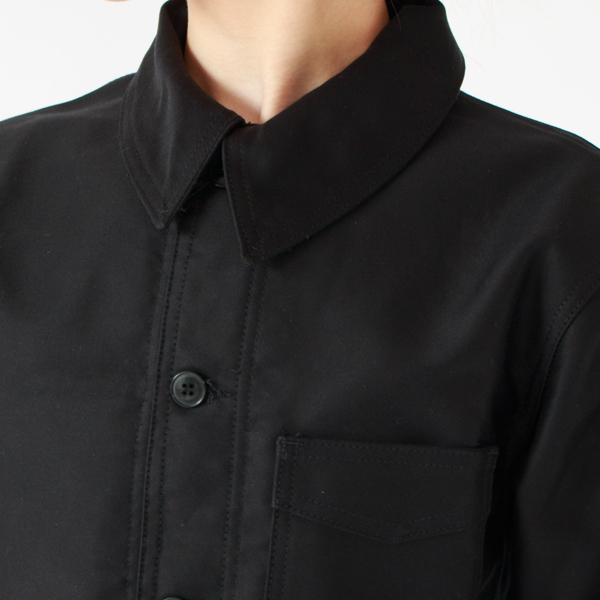 ユニセックス TRADITIONAL WORKER JACKET カバーオール NOIR／LE