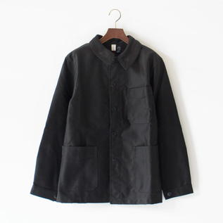 ユニセックス TRADITIONAL WORKER JACKET カバーオール NOIR