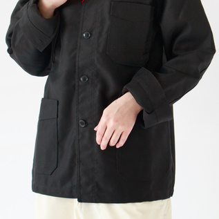 ユニセックス TRADITIONAL WORKER JACKET カバーオール NOIR／LE