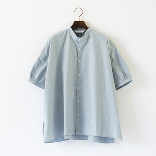 SETTO FARMS SHIRT 5分袖　サックス SS FARMS SHIRT／SETTO / Shop ZUTTO for the long lasting treasures