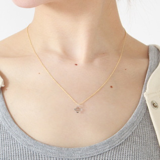 ピアス/イヤリング/ネックレス】アジサイ／HARIO Lampwork Factory