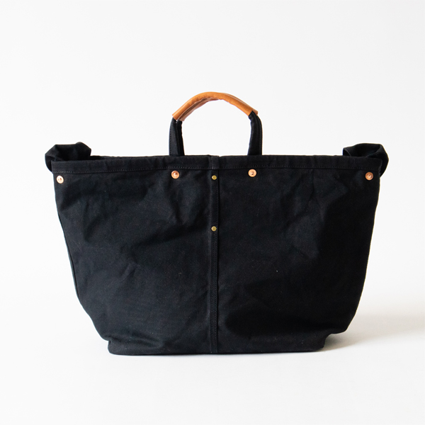 帆布 2WAYトートバッグ ZINKU L（別注BLACK）